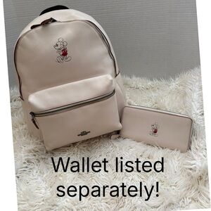 Authentic Collectors Disney X Coach Full Sized Backpack!